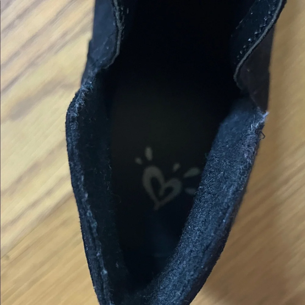 Justice Black Sparkle Ankle Booties
